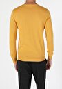 thumb-Regular Fit Yuvarlak Yaka  Erkek Sari Kazak