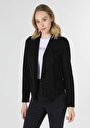 thumb-Regular Fit  Astarsız  Kadın Siyah Ceket