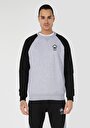thumb-Slim Fit   Erkek Gri Sweatshirt