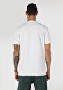 thumb-Regular Fit Yuvarlak Yaka Düz Erkek Beyaz Kısa Kol Tişört