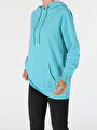 thumb-Regular Fit Mavi Kadın Sweatshirt