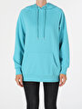 thumb-Regular Fit Mavi Kadın Sweatshirt