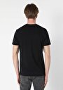 thumb-Regular Fit Yuvarlak Yaka Düz Erkek Siyah Kısa Kol Tişört