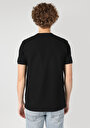 thumb-Regular Fit Yuvarlak Yaka Düz Erkek Siyah Kısa Kol Tişört