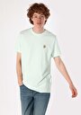 thumb-Regular Fit Yuvarlak Yaka Düz Erkek Yeşil Kısa Kol Tişört
