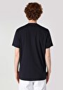 thumb-Regular Fit Yuvarlak Yaka Düz Erkek Lacivert Kısa Kol Tişört