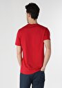 thumb-Regular Fit Yuvarlak Yaka Düz Cepsiz Erkek Kırmızı Kısa Kol Tişört
