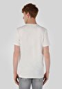 thumb-Regular Fit Yuvarlak Yaka Baskılı Erkek Beyaz Kısa Kol Tişört