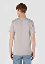 thumb-Regular Fit Yuvarlak Yaka Düz Erkek Gri Kısa Kol Tişört