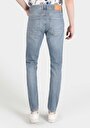 thumb-Slim Fit Düşük Bel Dar Paça Erkek İndigo Jean Pantolon