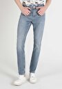 thumb-Slim Fit Düşük Bel Dar Paça Erkek İndigo Jean Pantolon