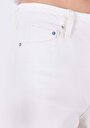 thumb-Regular Fit Orta Bel Bootcut Kadın Beyaz Jean Pantolon