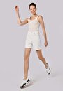 thumb-Mom Short Yüksel Bel  Kadın Antrasit Jean Şort Cl1064377