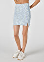 thumb-Slim Fit   Kadın Mavi Etek