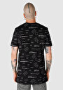 thumb-Regular Fit Yuvarlak Yaka  Erkek Siyah Kısa Kol Tişört