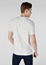thumb-Regular Fit Yuvarlak Yaka  Erkek Beyaz Kısa Kol Tişört
