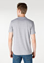 thumb-Regular Fit Yuvarlak Yaka  Erkek Gri Kısa Kol Tişört