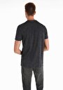 thumb-Regular Fit Yuvarlak Yaka  Erkek Antrasit Kısa Kol Tişört