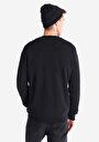 thumb-Regular Fit Oversize Erkek Siyah Sweatshirt