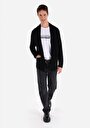 thumb-Regular Fit   Erkek Siyah Hırka