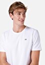 thumb-Regular Fit Yuvarlak Yaka Düz Erkek Beyaz Kısa Kol Tişört