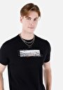 thumb-Regular Fit Yuvarlak Yaka Düz Erkek Siyah Kısa Kol Tişört