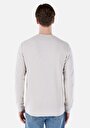 thumb-Regular Fit Yuvarlak Yaka  Erkek Taş Uzun Kol Tişört