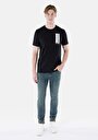 thumb-Regular Fit Yuvarlak Yaka Düz Erkek Siyah Kısa Kol Tişört