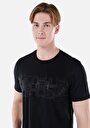 thumb-Regular Fit Yuvarlak Yaka Düz Erkek Siyah Kısa Kol Tişört