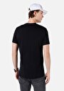 thumb-Regular Fit Yuvarlak Yaka Düz Erkek Siyah Kısa Kol Tişört