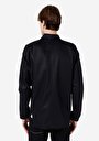 thumb-Regular Fit Fermuarlı Astarsız  Erkek Siyah Ceket