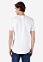 thumb-Regular Fit Yuvarlak Yaka Düz Erkek Beyaz Kısa Kol Tişört