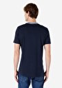 thumb-Regular Fit Yuvarlak Yaka Düz Erkek Lacivert Kısa Kol Tişört