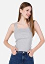 thumb-Slim Fit   Kadın Gri Atlet