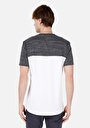 thumb-Regular Fit Yuvarlak Yaka Jakarlı Erkek Siyah Kısa Kol Tişört