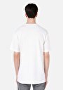 thumb-Comfort Fit Yuvarlak Yaka Düz Erkek Beyaz Kısa Kol Tişört