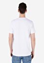 thumb-Regular Fit Yuvarlak Yaka Düz Erkek Beyaz Kısa Kol Örme Tişört