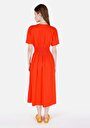 thumb-Regular Fit  Kadın Kirmizi  Elbise