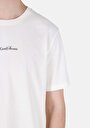 thumb-Regular Fit Yuvarlak Yaka Düz Erkek Beyaz Kısa Kol Tişört