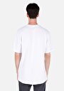 thumb-Comfort Fit Yuvarlak Yaka Düz Erkek Beyaz Kısa Kol Tişört