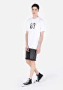 thumb-Comfort Fit Yuvarlak Yaka Düz Erkek Beyaz Kısa Kol Tişört