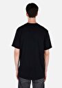 thumb-Comfort Fit Yuvarlak Yaka Düz Erkek Cepsiz Siyah Kısa Kol Tişört