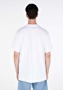 thumb-Comfort Fit Yuvarlak Yaka Düz Erkek Beyaz Kısa Kol Tişört