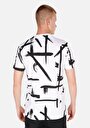 thumb-Regular Fit Yuvarlak Yaka  Erkek Beyaz Kısa Kol Tişört