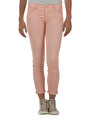 thumb-Slim Fit Düşük Bel Dar Paça Kadın Turuncu  Pantolon