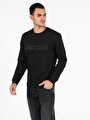 thumb-Regular Fit   Erkek Siyah Sweatshirt