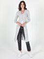 thumb-Slim Fit   Kadın Gri Hırka