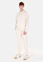 thumb-Regular Fit Orta Bel  Erkek Ekru Eşofman Altı