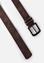 thumb-Erkek Çift Taraflı Kahverengi Kemer