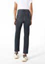 thumb-Slim Fit Orta Bel Düz Paça Kadın Denim Jean Pantolon